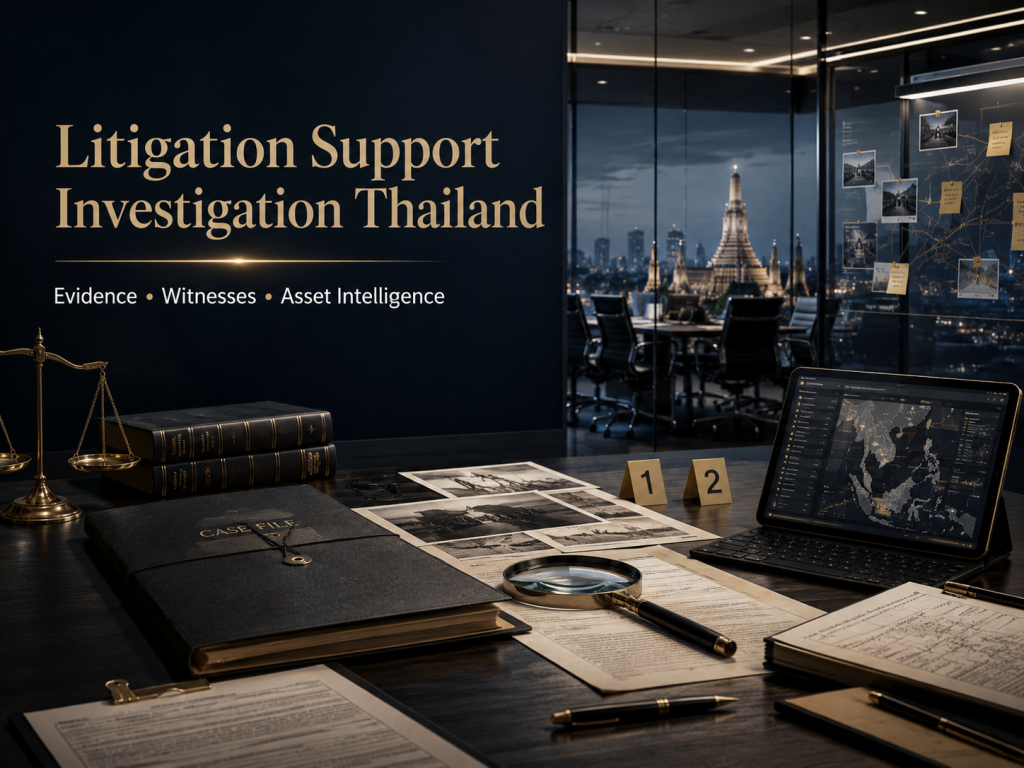 Litigation Support Investigation Thailand
