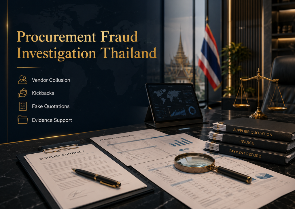 Procurement Fraud Investigation Thailand