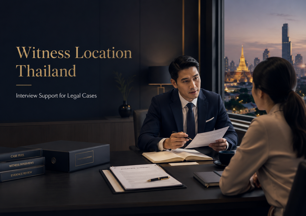 Witness Location Thailand
